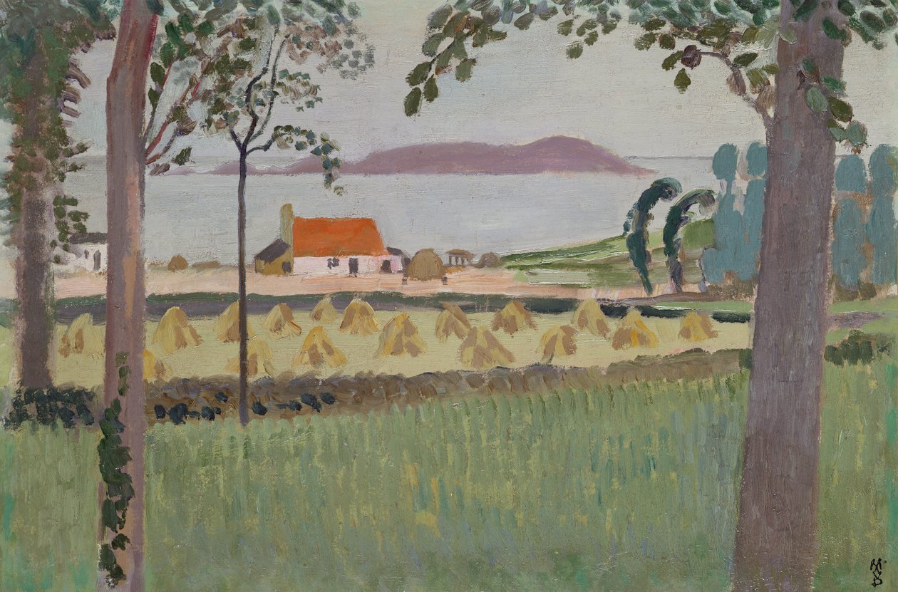 Den lilla gården i Louannec, 1911 av Maurice Denis