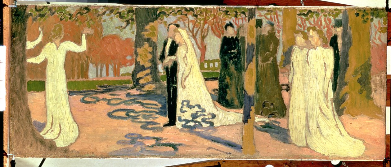 Bröllopsprocession, ca 1892-93 av Maurice Denis
