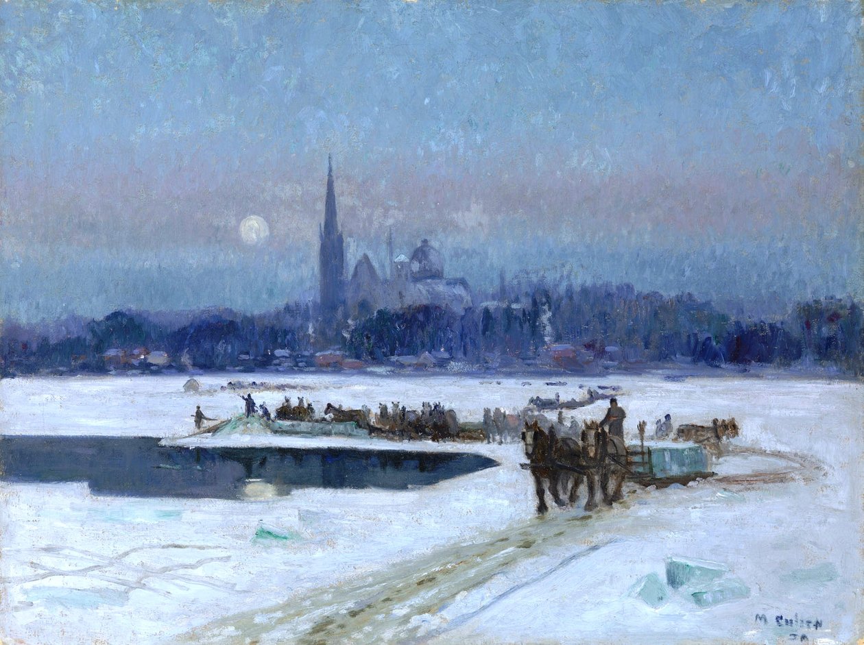 Ice cutters, Longueuil av Maurice Galbraith Cullen