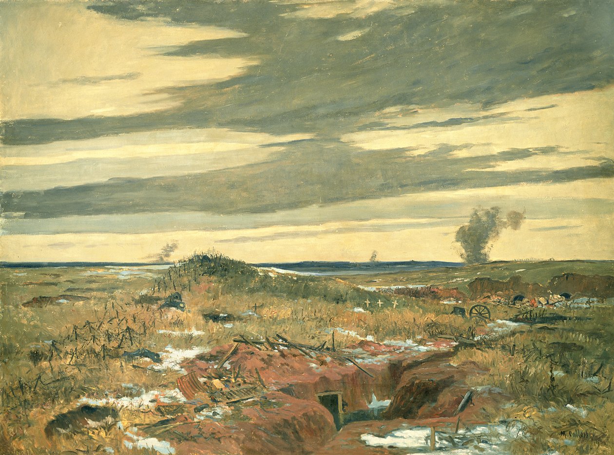 No Mans Land wc på papper av Maurice Galbraith Cullen