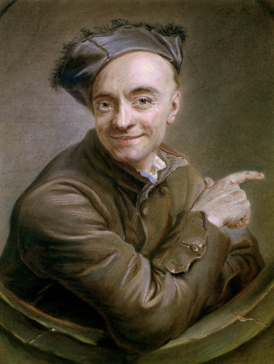 Självporträtt med tjurens ögon, 1737 (pastell) av Maurice Quentin de La Tour