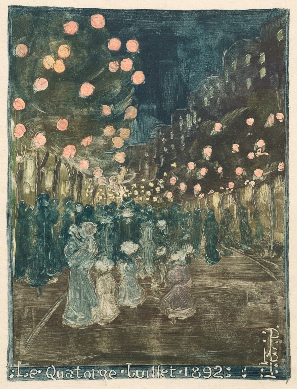 Bastiljdagen av Maurice Brazil Prendergast