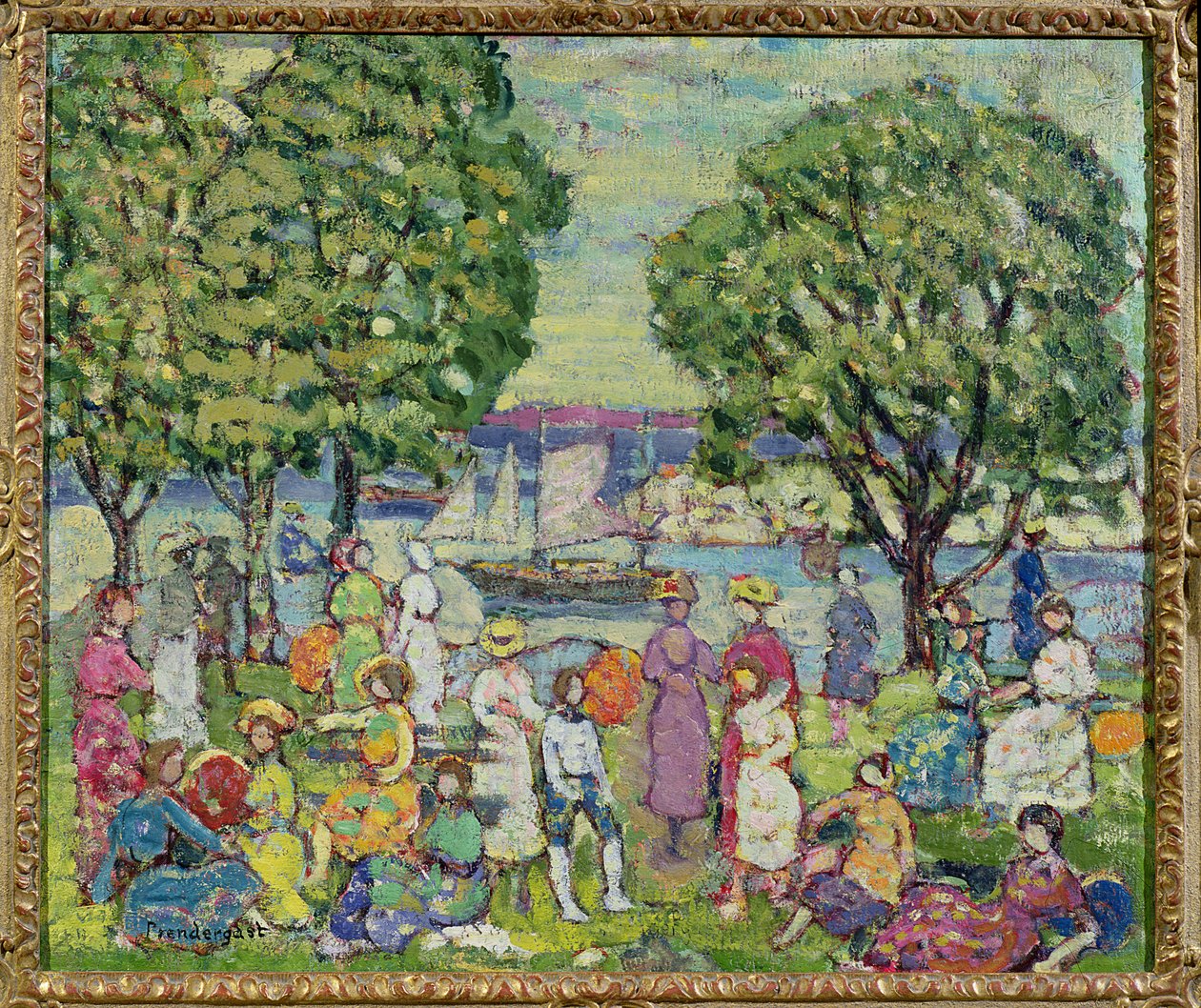 Gloucesters hamn av Maurice Brazil Prendergast
