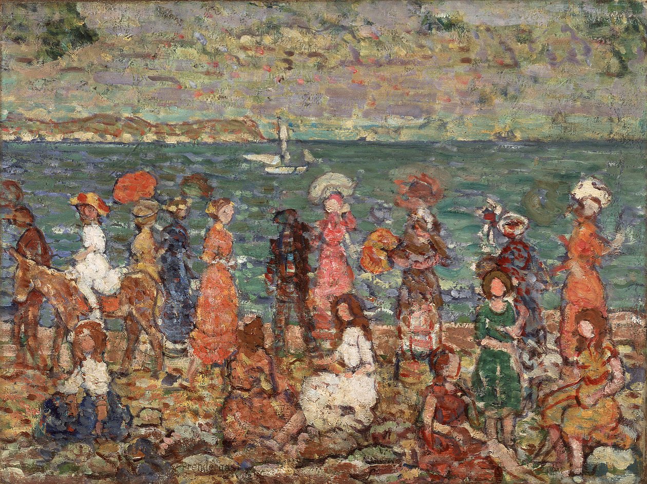 Stranden av Maurice Brazil Prendergast