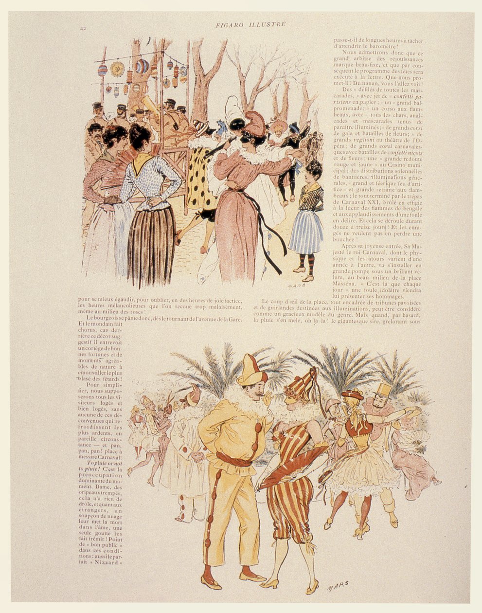 Trevlig karneval, 1894 av Maurice Charles Mathieu Bonvoisin