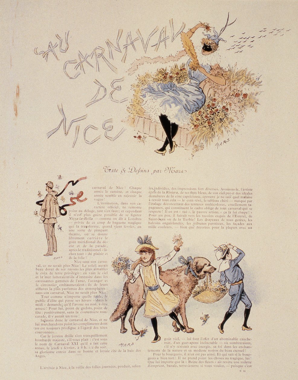 Trevlig karneval, 1894 av Maurice Charles Mathieu Bonvoisin