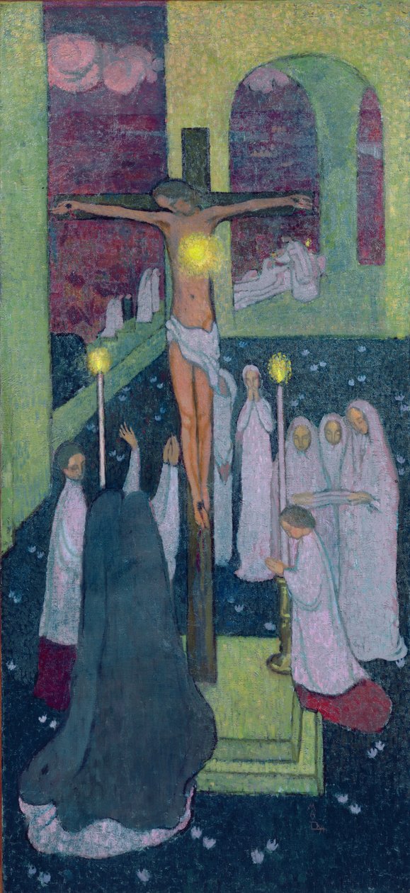 Korsfäst heligt hjärta, 1894 av Maurice Denis