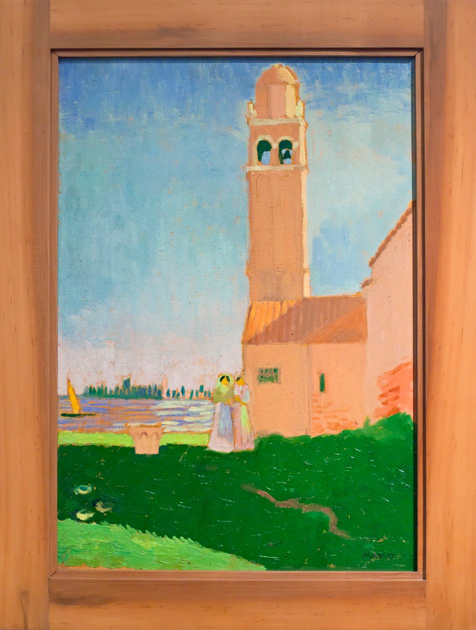 Kyrka vid lagunen av Maurice Denis
