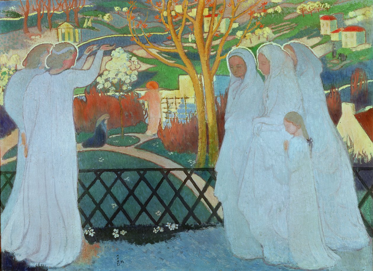 Heliga kvinnor vid graven, 1894 av Maurice Denis