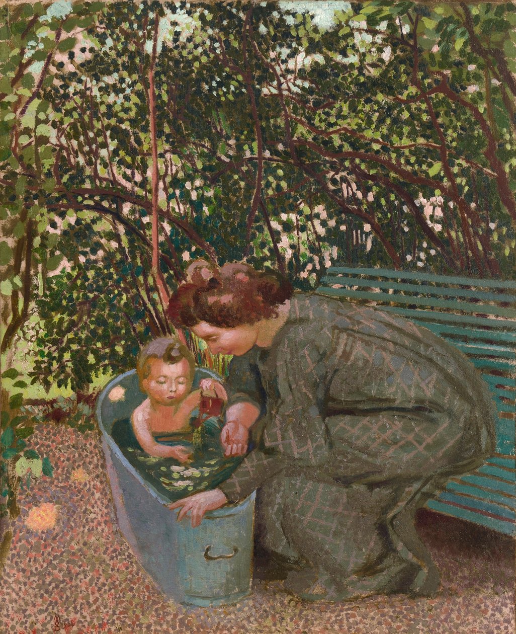 Friluftsbadet, 1904. av Maurice Denis