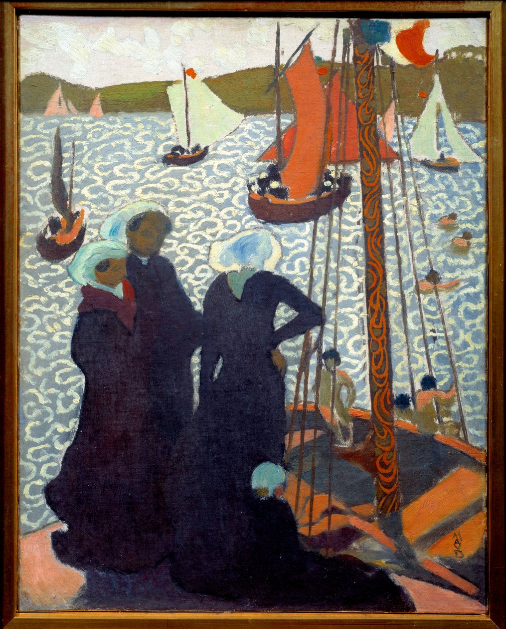 Regates en Perros i Bretagne av Maurice Denis
