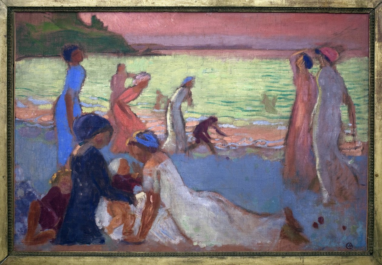 Septemberkväll på Trestignels strand av Maurice Denis