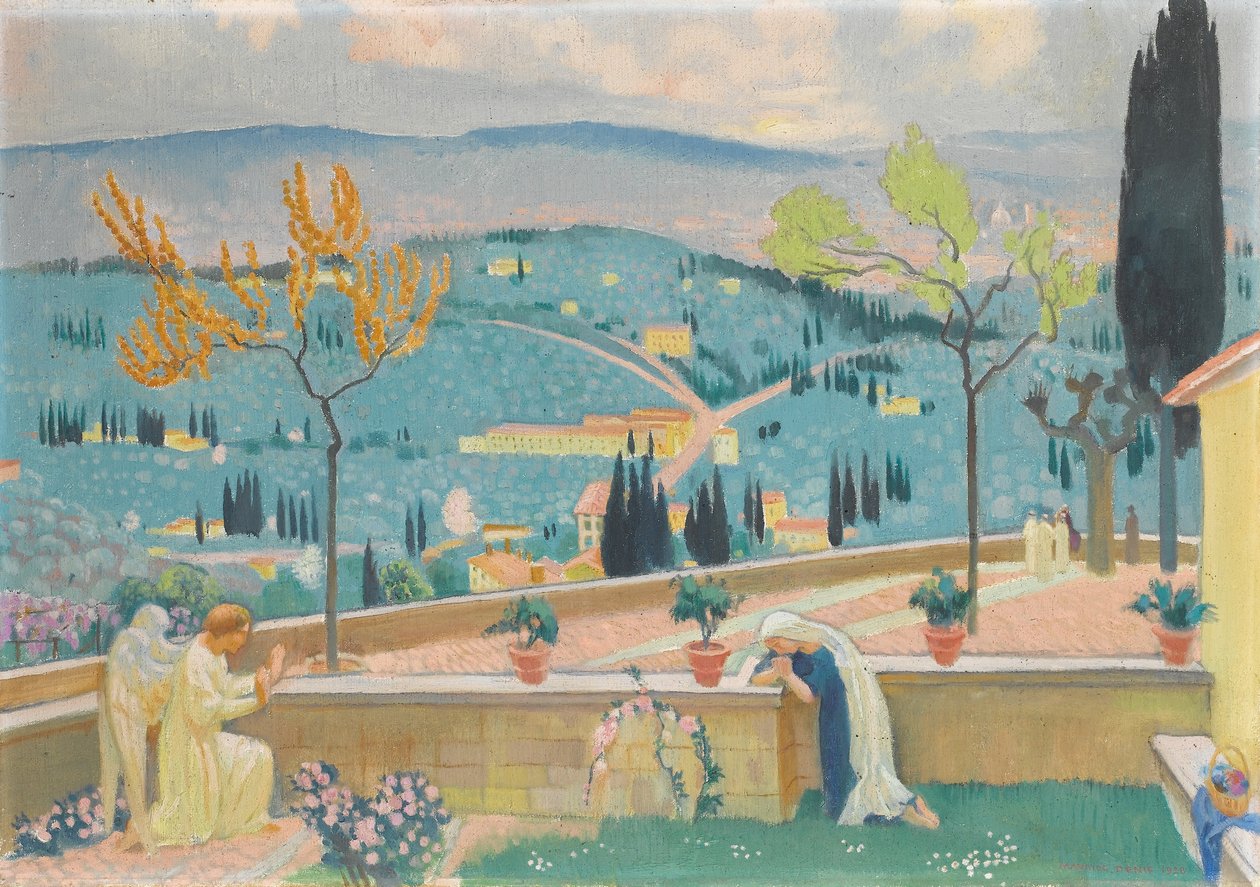 Bebådelsen i Fiesole, 1928 av Maurice Denis