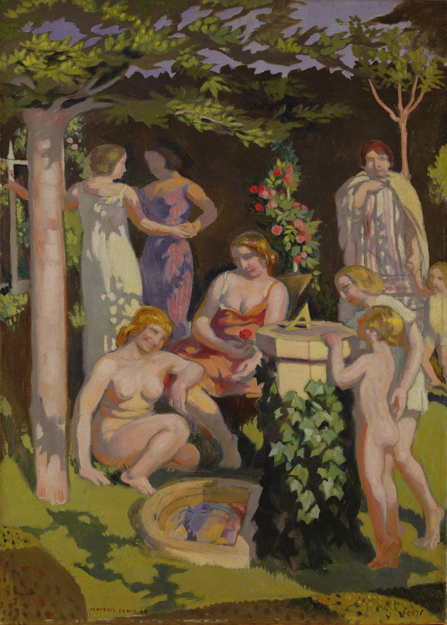 The Sun-Dial, 1928 av Maurice Denis