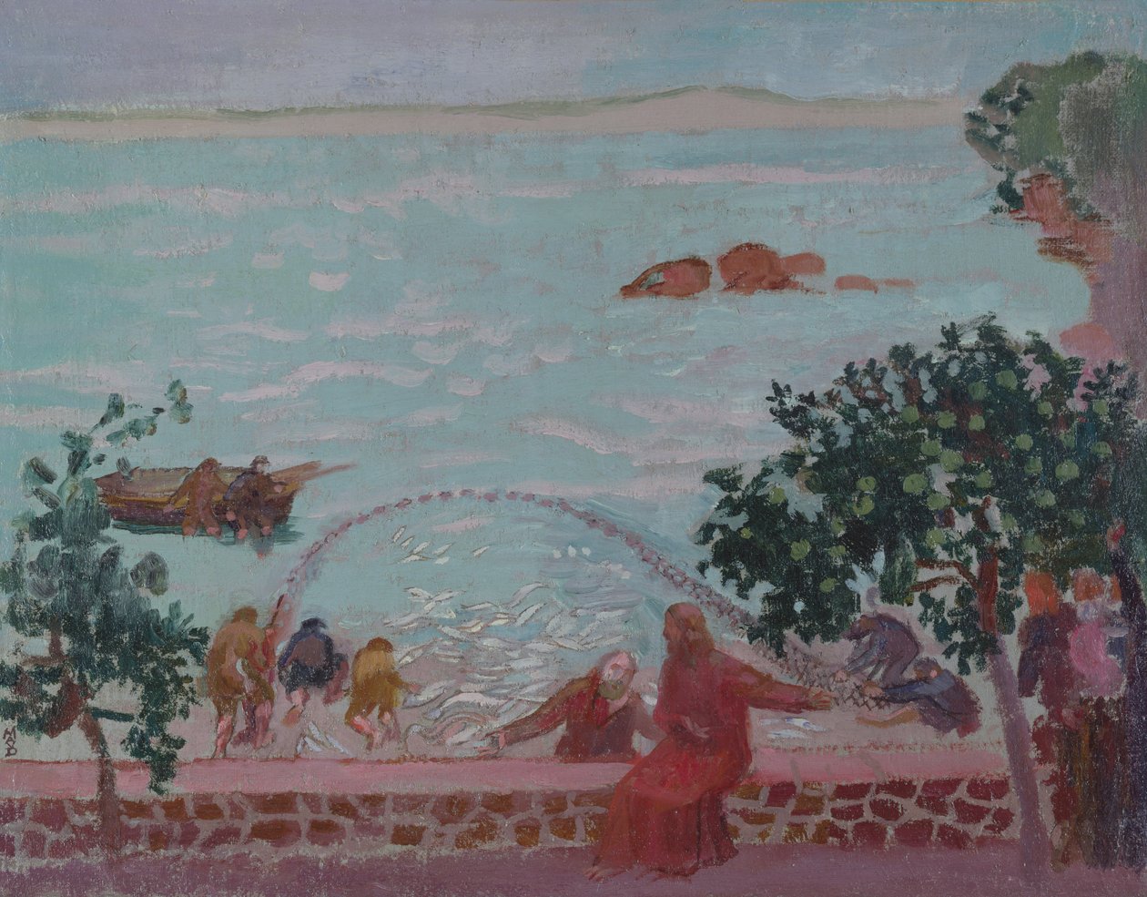 Det mirakulösa draget av fiskar, ca. 1910 av Maurice Denis