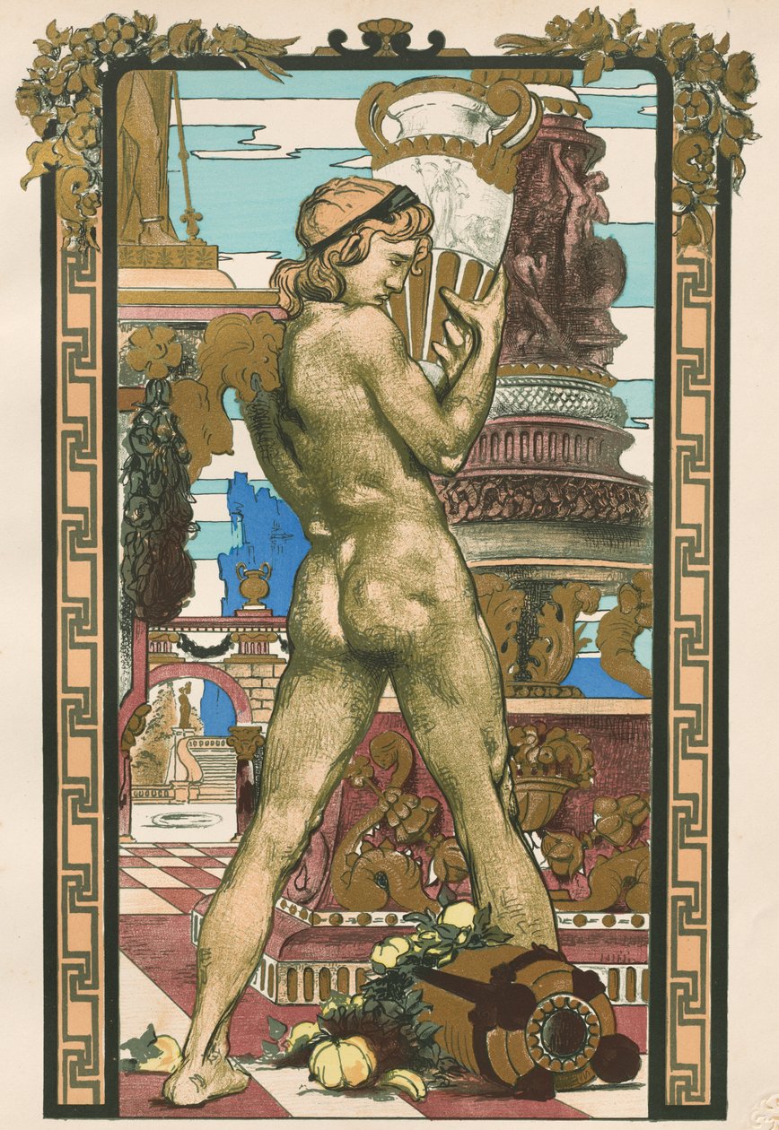 Amforabärare, 1899. av Maurice Desvallières