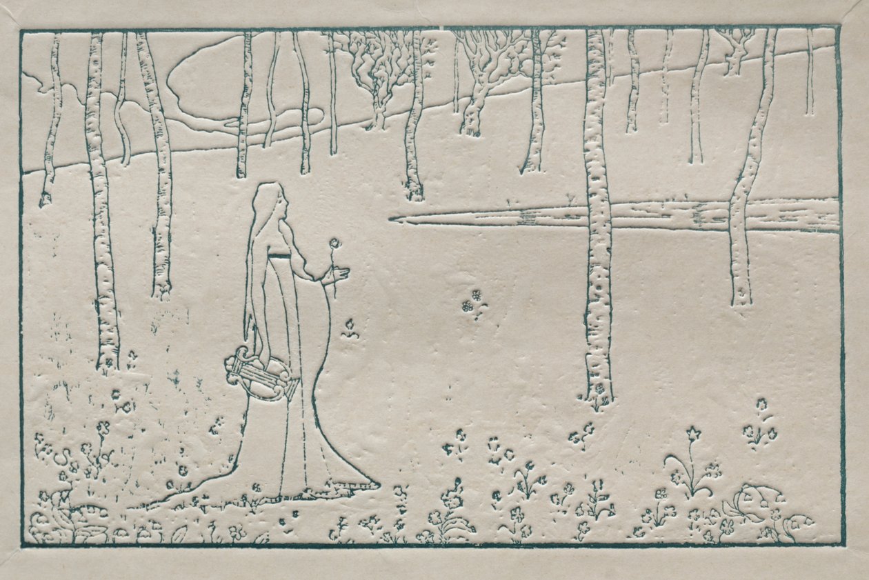 Sappho, 1895. av Maurice Dumont