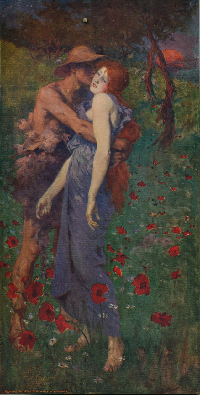 En idyll, 1891, c1915 av Maurice Greiffenhagen
