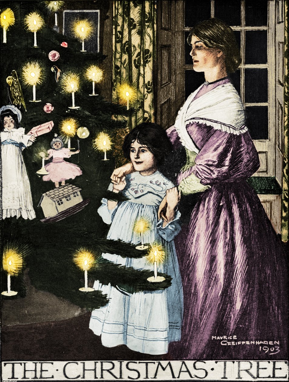 Julgranen, 1903 1903 av Maurice Greiffenhagen