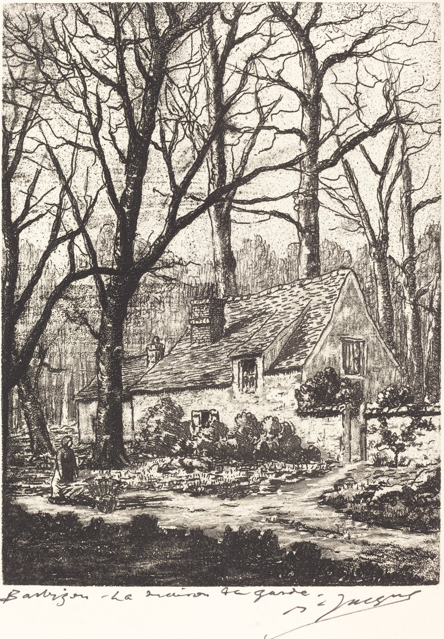 Barbizon: Vakthuset av Maurice Jacque