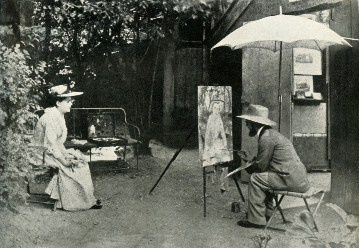 Toulouse-Lautrec målning Berthe den döva, 1890, 1947. av Maurice Joyant