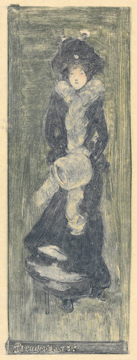 Lady Su Hui och hennes verspussel av Maurice Brazil Prendergast