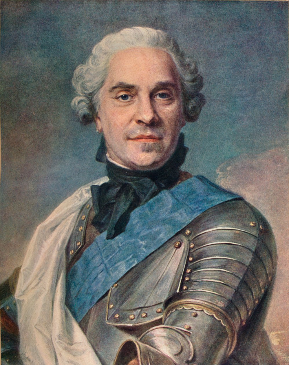 Marskalk av Sachsen, c1748 av Maurice Quentin de La Tour