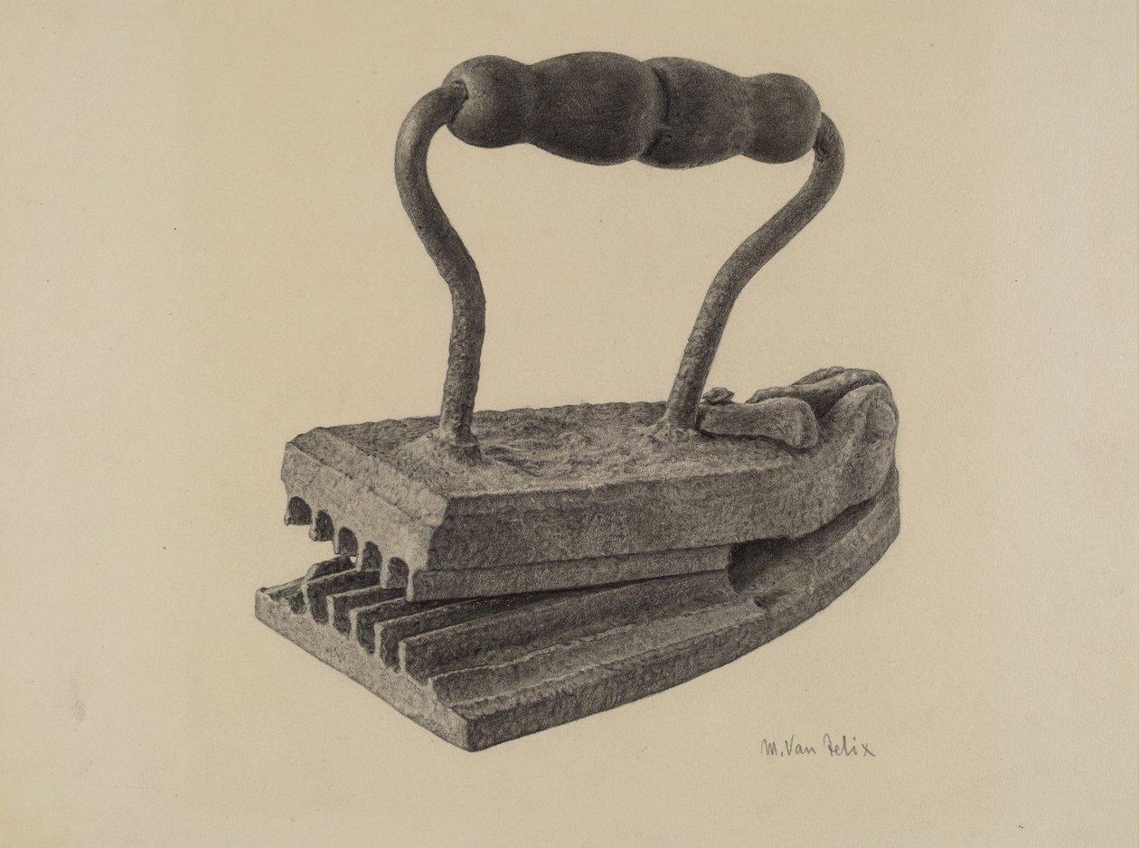 Stötjärn/pressjärn av Maurice Van Felix