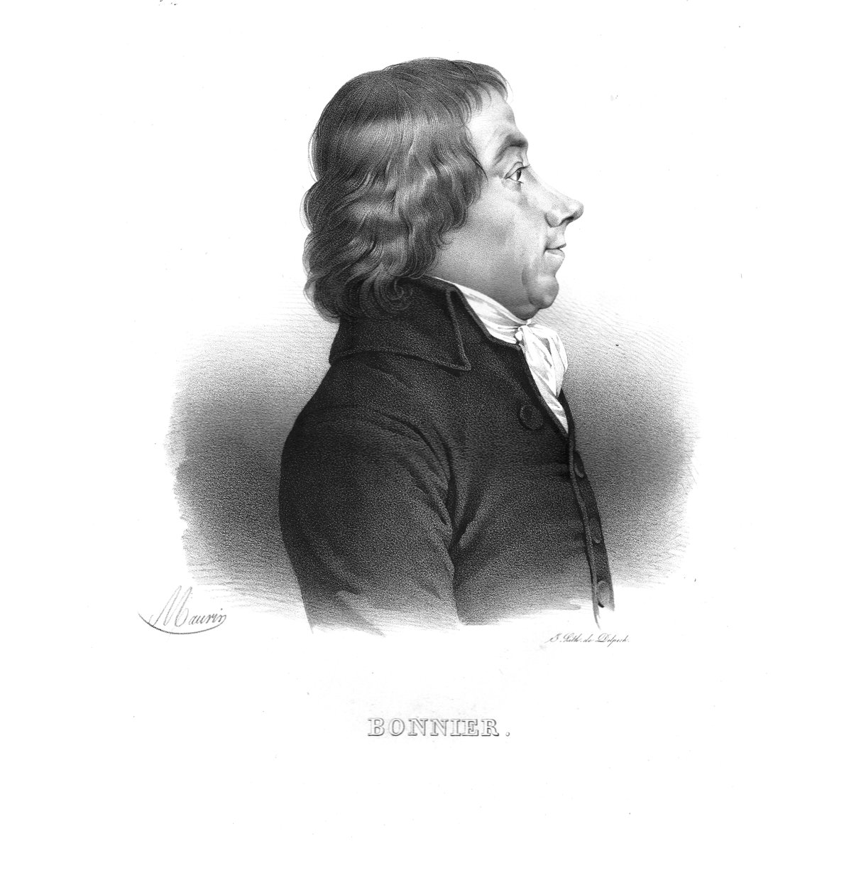 Ange-Élisabeth-Louis-Antoine Bonnier, c1820-talet. av Maurin