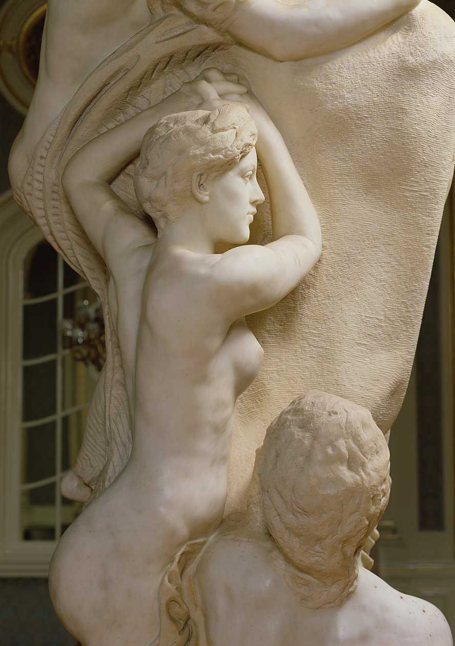 Detalj av dedikation till Brahms (marmor) (se även 155042, 155043 och 155045-49) av Max Klinger