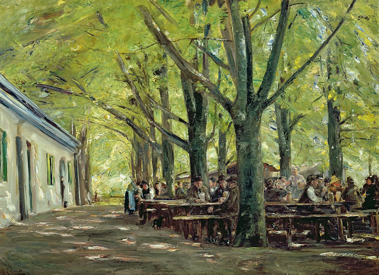 A Country Brasserie, Brannenburg, Bayern, 1894 av Max Liebermann