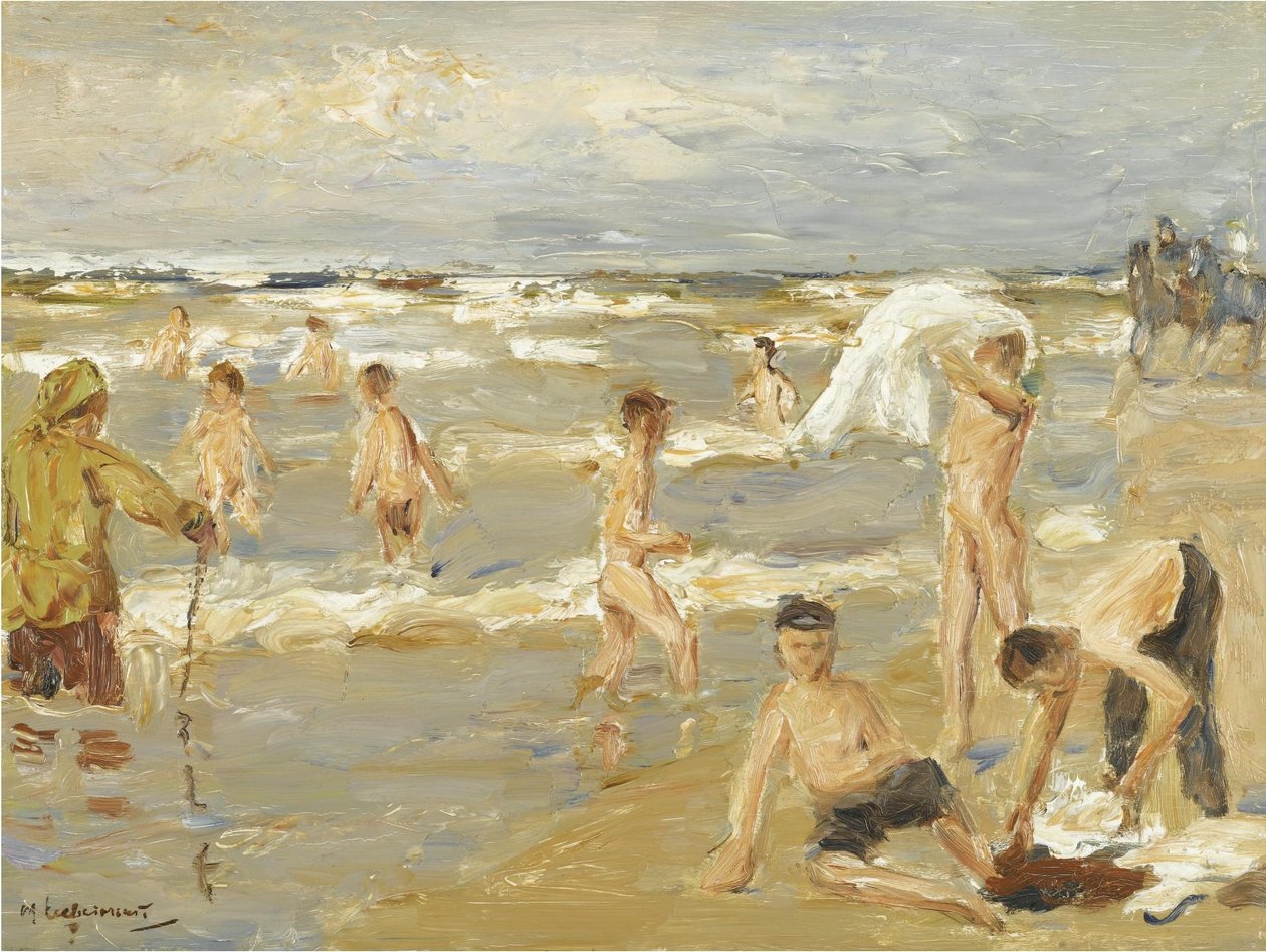 Badende Knaben av Max Liebermann