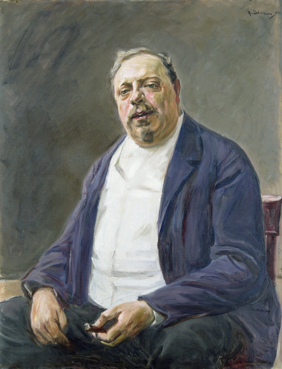 Baron Alfred von Berger, 1905 av Max Liebermann