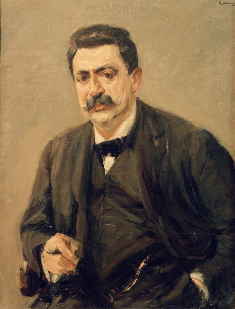 Porträtt av dr Julius Elias av Max Liebermann