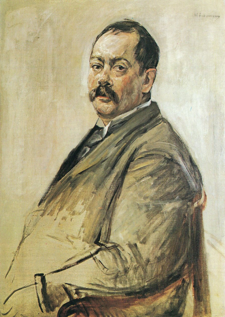 Bildnis des Malers Lovis Corinth av Max Liebermann