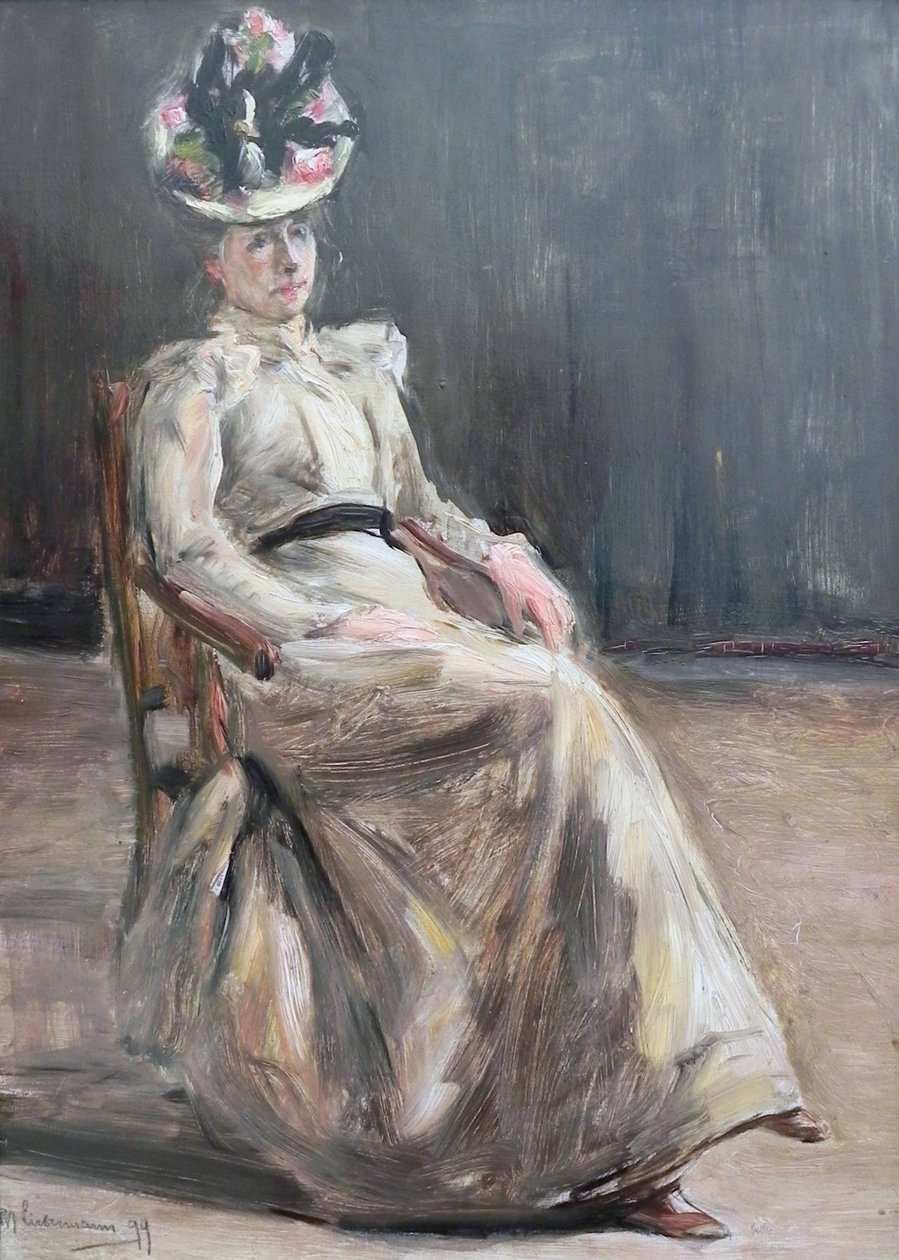 Damenbildnis av Max Liebermann