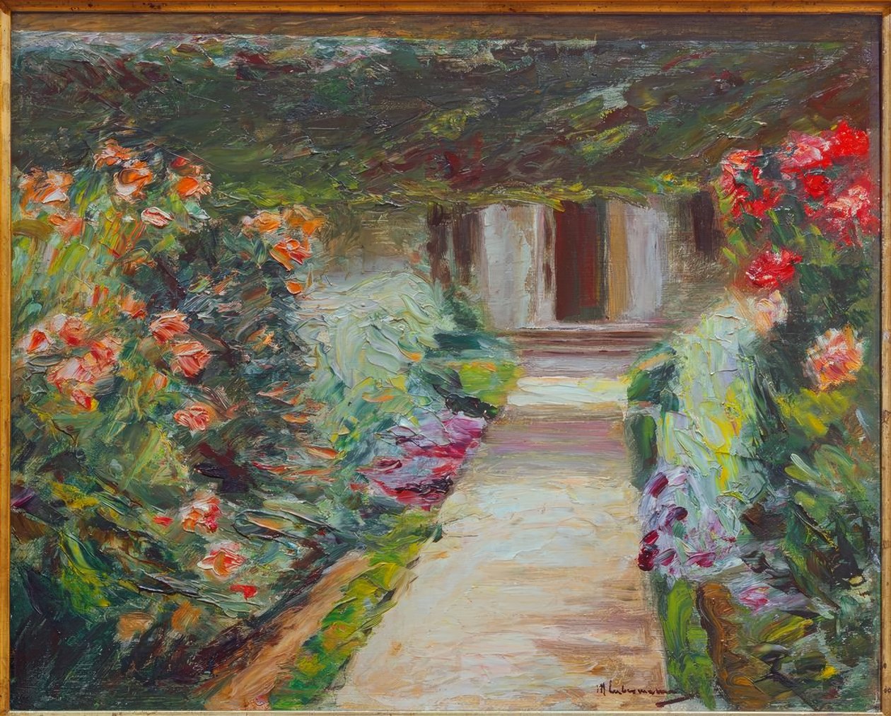 Köksträdgården i nordost - blommande perenner av Max Liebermann