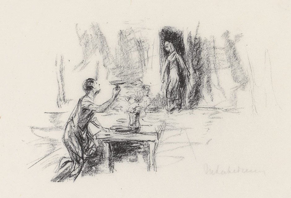 Die Braut von Corinth  av Max Liebermann