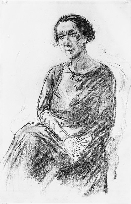 Frau Irene Triesch av Max Liebermann