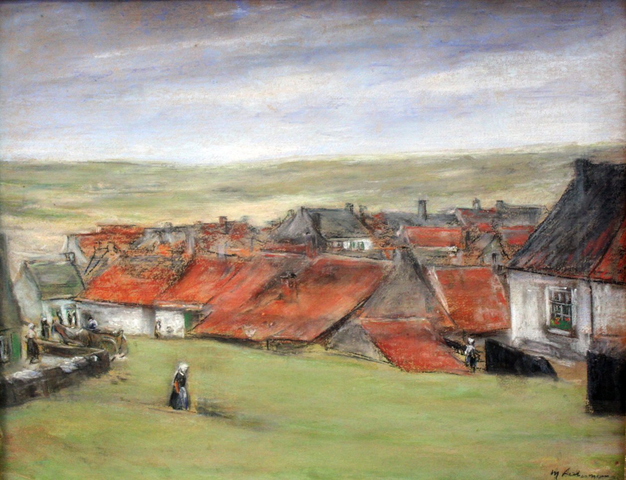 Holländisches Dorf av Max Liebermann