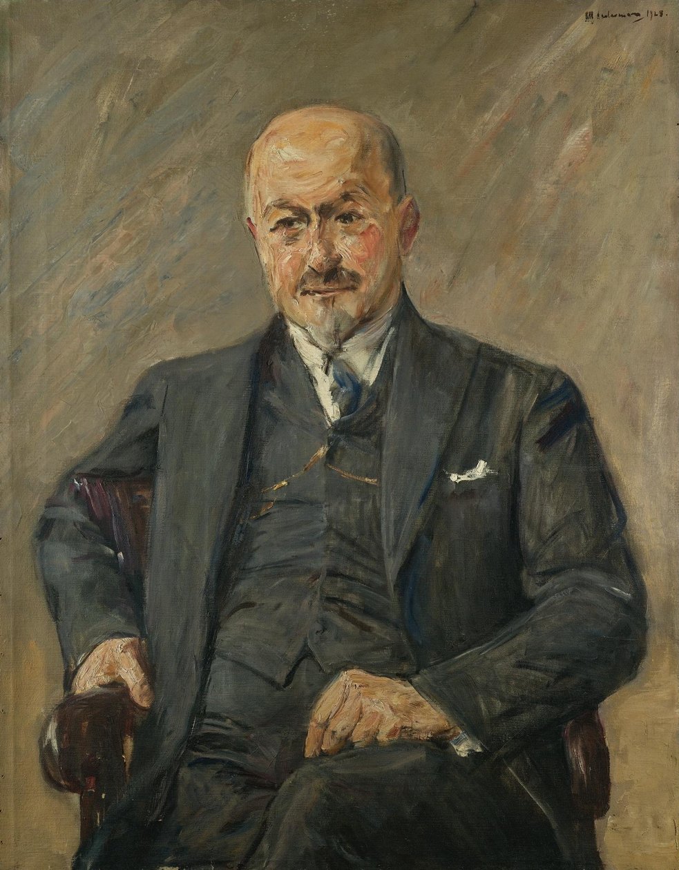Porträt des Alfred Guttmann av Max Liebermann