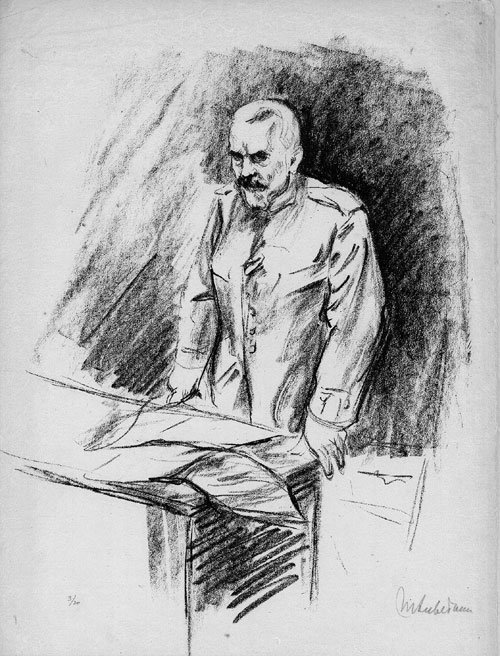 Reichskanzler von Bethmann Hollweg av Max Liebermann