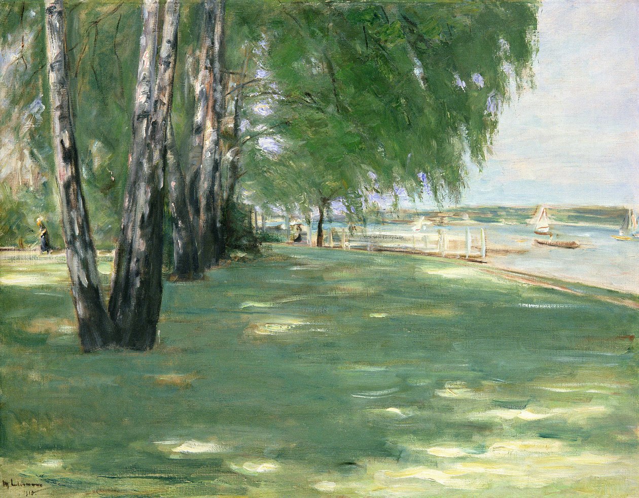 Konstnärens trädgård i Wannsee, 1918 av Max Liebermann