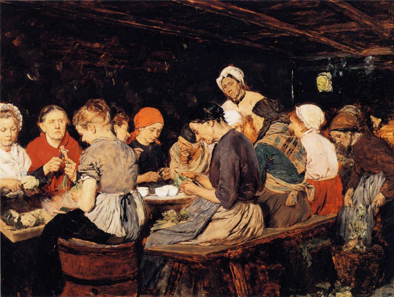 The Preserve Makers av Max Liebermann