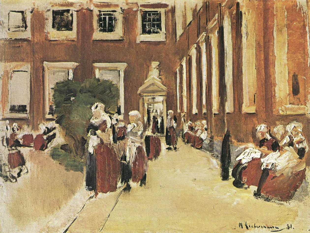 Waisenhaus Amsterdam av Max Liebermann