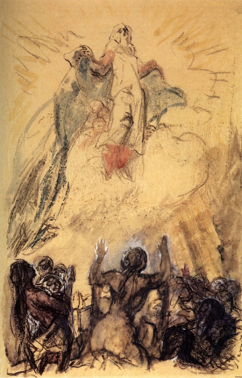  Mater gloriosa mit dem Chor der Buerinnenn av Max Slevogt