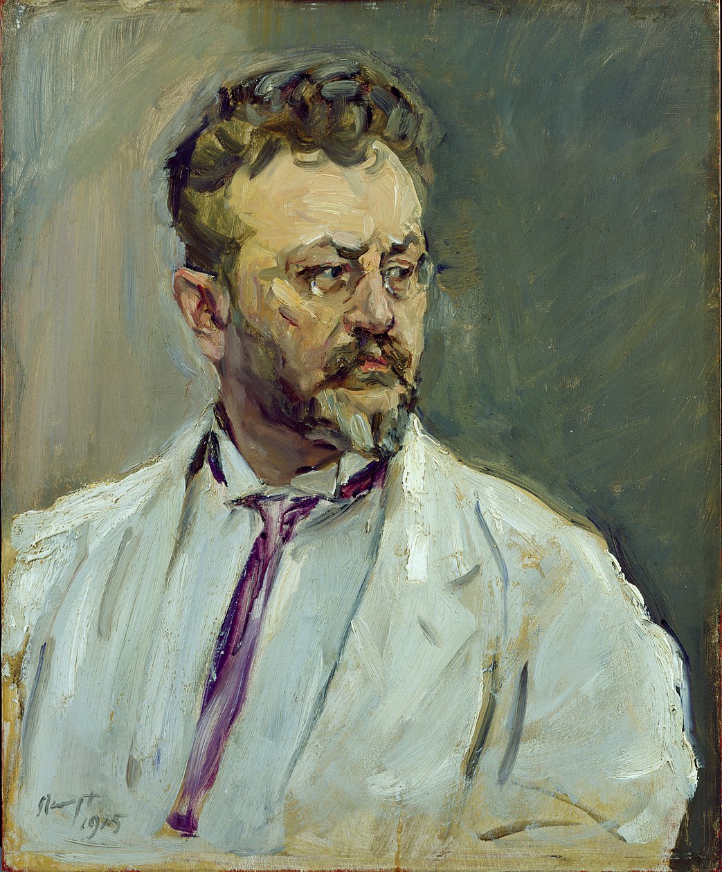 Självporträtt, 1915 av Max Slevogt
