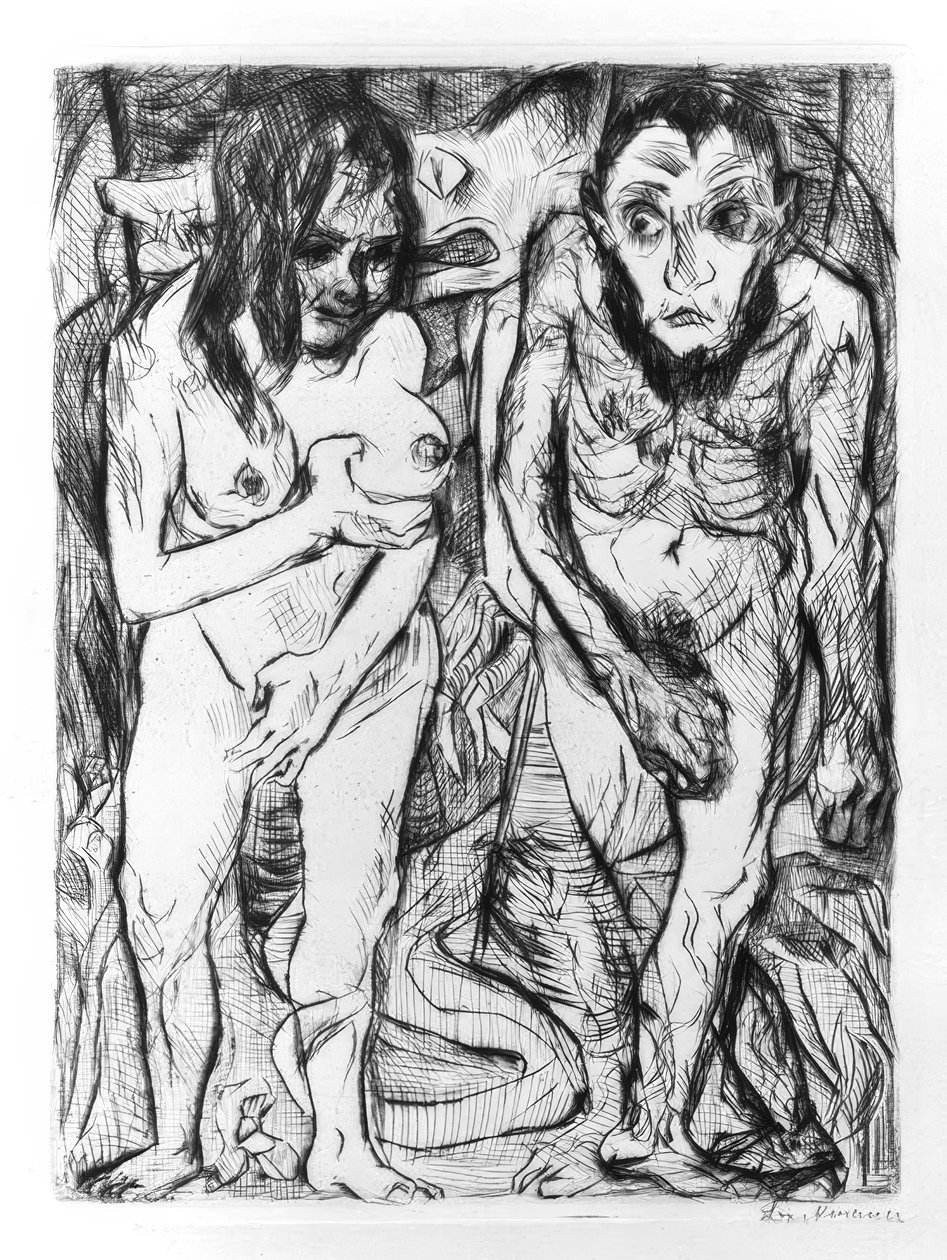 Adam och Eva av Max Beckmann