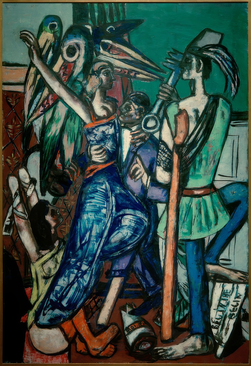 Börja Beguinen av Max Beckmann