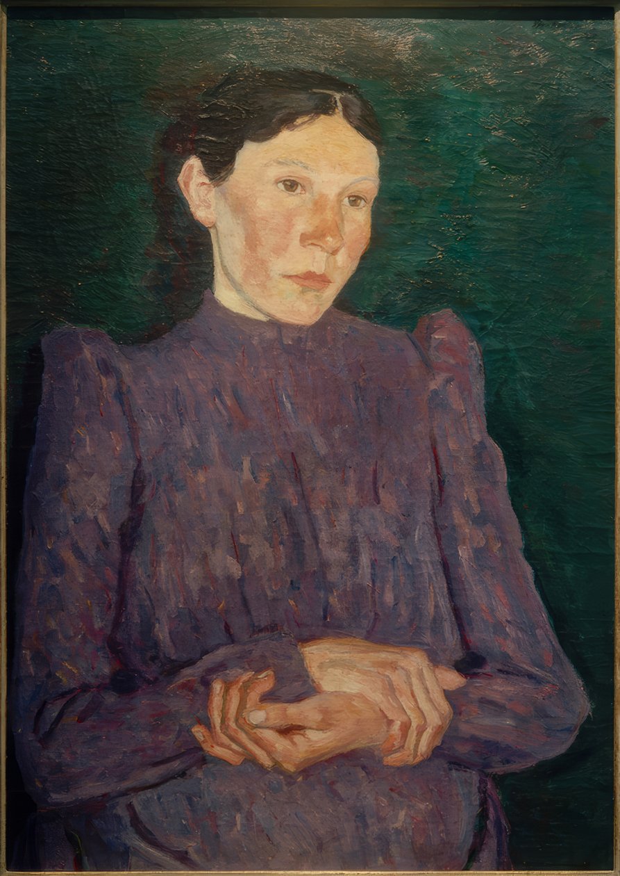 Porträtt av fru Pagel av Max Beckmann